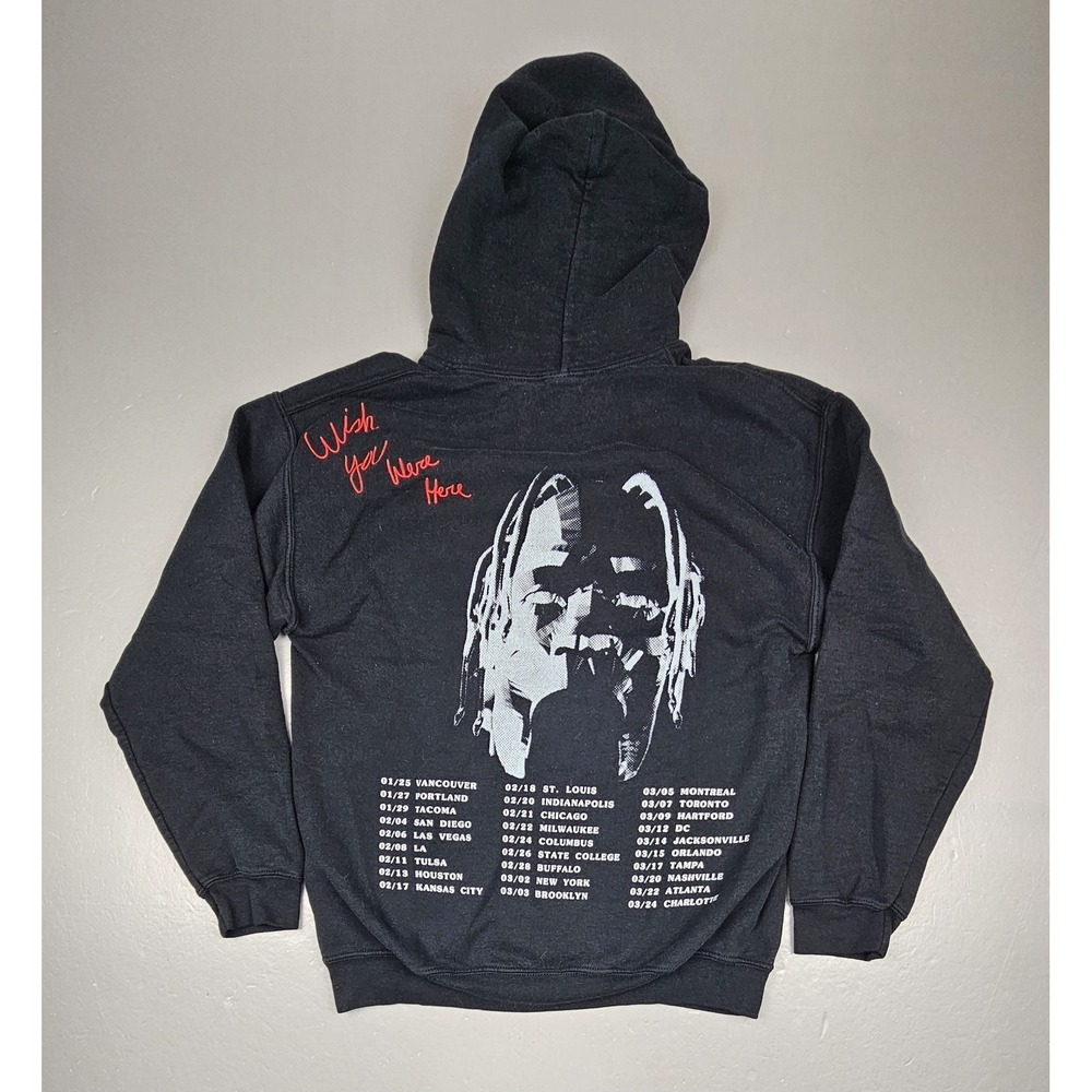 Travis Scott Hoodie Size Sm. Astroworld Tour Merch Wish You We're Here Limited.